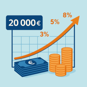 Combien rapporte 20000 euros placés